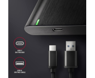 Axagon EE25-A6C, USB-C 3.2 Gen 1 - SATA 6G 2.5" RAW box, bezśrubowy - 1353410 - zdjęcie 2